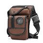 Xieben Nylon Drop Leg Sac pour Hommes Femmes Moto Vélo Hanche Bum Ceinture Taille Fanny Pack Voyage en Plein Air Camping Tactiqu