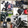 KaTur - Grille de protection noire pour phare - Aluminium - 14,5 cm - Pour Harley