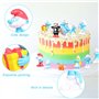 JXBBAAC Mini Figurines Set, 12 Pièces Figurines Décorations de Gâteau Cartoon Character Model Mini Jouets Toppers Guys Figure Se