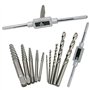Dissolvant de vis endommagé et Ensemble d'extracteur, 4EVERHOPE 11 pcs/ensemble Forets à extracteur de vis avec une clé de maint