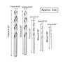 Dissolvant de vis endommagé et Ensemble d'extracteur, 4EVERHOPE 11 pcs/ensemble Forets à extracteur de vis avec une clé de maint