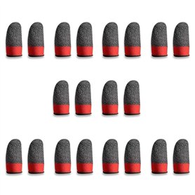 LIXSAZSE 10 paires de manches de jeu mobiles du bout des doigts respirantes anti-dérapantes écran tactile couverture de jeu gant
