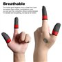 LIXSAZSE 10 paires de manches de jeu mobiles du bout des doigts respirantes anti-dérapantes écran tactile couverture de jeu gant