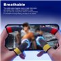 LIXSAZSE 10 paires de manches de jeu mobiles du bout des doigts respirantes anti-dérapantes écran tactile couverture de jeu gant