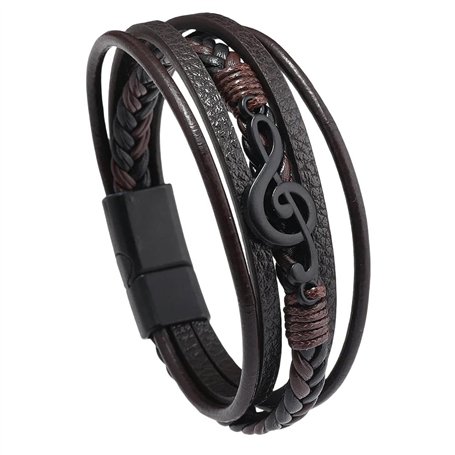 HOPWODE Bracelet Cuir Homme