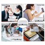 Nettoyeur à ultrasons pour lunettes - Appareil de nettoyage à ultrasons - Bain à ultrasons - 45 000 Hz - Nettoyeur à ultrasons -
