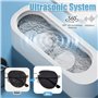Nettoyeur à ultrasons pour lunettes - Appareil de nettoyage à ultrasons - Bain à ultrasons - 45 000 Hz - Nettoyeur à ultrasons -