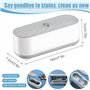 Nettoyeur à ultrasons pour lunettes - Appareil de nettoyage à ultrasons - Bain à ultrasons - 45 000 Hz - Nettoyeur à ultrasons -