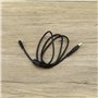 Create idea Câble USB de charge et de transfert de données pour appareil photo Panasonic Lumix DMC-TZ60 et TZ61 Noir 1 m