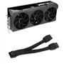 Create idea Câble Adaptateur d'alimentation 16 Broches (12 + 4 Broches) vers 2 X 8 Broches 12 Cm 16 AWG Compatible avec Nvidia R