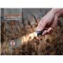 FENIX E03R v2.0 Lampe torche porte-clés rechargeable légère | 500 lumens | 90 m | 30 heures max | mode lumière rouge | charge US