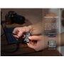FENIX E03R v2.0 Lampe torche porte-clés rechargeable légère | 500 lumens | 90 m | 30 heures max | mode lumière rouge | charge US