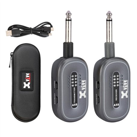 XVIVE A58 - Système numérique sans fil pour guitare et basse électriques acoustiques