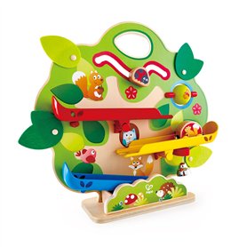 Hape - E3821 - Circuit de Train en Bois - Chemin de Fer écureuil