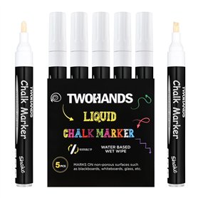 TWOHANDS Stylo Craie Pour Tableau Noir