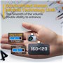 InfiRay P2 Pro Caméra thermique, Imageurs thermiques avec objectif macro, corps entièrement métallique 9 g, plage de mesure -20 