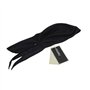 BXT Bandana unisexe de sport, moto, vélo Tissu coloré au séchage rapide Style pirate taille unique Noir