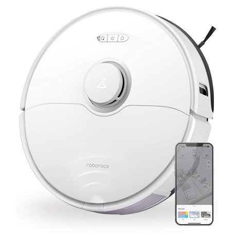 roborock S7 Robot Aspirateur Application Alexa 2500Pa Surveillance de la cartographie à Plusieurs Niveaux Détection de Tapis Bro