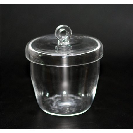 LLF Creuset en quartz résistant avec couvercles (10 ml