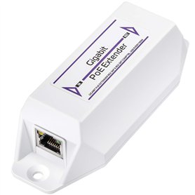 Cudy POE10 Gigabit PoE Extender 10/100/1000 Mbps 1 Canal PoE Amplificateur PoE Support Mural Chaîne de Marguerites Conforme IEEE