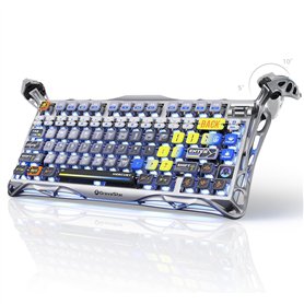 GravaStar Mercury K1 Pro Clavier de jeu BT5.0/2.4G/USB-C