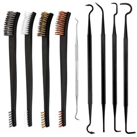AIEX 9 Pièces Mini Brosse Métallique et Kit de Sélection