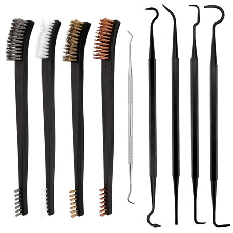 AIEX 9 Pièces Mini Brosse Métallique et Kit de Sélection