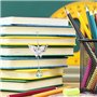 DERAYEE Marque Page Plume,un Pièces Marque Page Marque Page Métal Pour Marque De Lecture, Cadeau Pour Enfants Et Étudiants