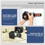 JJC ES-2 Kit d'adaptateurs de numérisation de Film, Adaptateur de Copie négatif pour Objectif Macro Canon Sony Nikon, Conversion