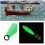 Create idea 5pcs Leurres de Pêche Durs Appâts Lumineux Squid Jig Crochets en Plastique Artificiels S'attaquer Engins de Pêche Ac