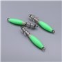 Create idea 5pcs Leurres de Pêche Durs Appâts Lumineux Squid Jig Crochets en Plastique Artificiels S'attaquer Engins de Pêche Ac
