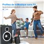 1Mii ML302 Transmetteur Récepteur Bluetooth 5.3, Adaptateur Audio Bluetooth 3.5mm AUX RCA pour 2 Casque sans Fil, 30H Playtime, 