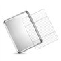 VINATO Plaque Four Inox avec Grille 40