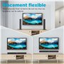 HoYLluDLL TV Bluetooth Soundbar, 32 pouces amovible 2 en 1 Sound Bar pour TV avec son puissant, Haut-parleurs pour TV Home Ciném