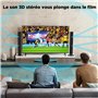 HoYLluDLL TV Bluetooth Soundbar, 32 pouces amovible 2 en 1 Sound Bar pour TV avec son puissant, Haut-parleurs pour TV Home Ciném