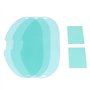 Ensemble de Lentilles de Rechange pour Plaque de Protection Transparente pour Casque de Soudage avec écrans Extérieurs Circulair