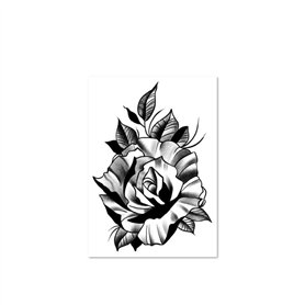 2 Morceaux D'Autocollants De Tatouage Temporaire Pour Femmes Et Hommes