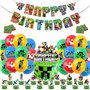 Yoimckay Décoration d'anniversaire Game Boys