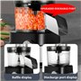 URJWAN Coupe Legumes Electrique, Coupe-LéGumes éLectrique en Cubes avec Grille à 5 Cubes Capacité De 5000 ML Hachoir à Fruits Et