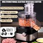 URJWAN Coupe Legumes Electrique, Coupe-LéGumes éLectrique en Cubes avec Grille à 5 Cubes Capacité De 5000 ML Hachoir à Fruits Et