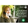 Doro 6060 - Téléphone 2G à Clapet Débloqué pour Seniors - Grandes Touches - Touche d'Assistance avec GPS - Socle Chargeur Inclus