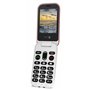 Doro 6060 - Téléphone 2G à Clapet Débloqué pour Seniors - Grandes Touches - Touche d'Assistance avec GPS - Socle Chargeur Inclus