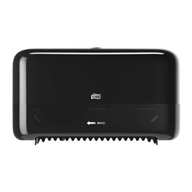 Tork Distributeur Murale pour Papier Toilette Rouleau Mid-Size sans mandrin Noir T7