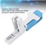 Connecteur rapide à fibre optique, ABS 10 pièces connecteur rapide haute performance réutilisable pour cordon de raccordement FT