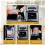 pealiritansemen Blender Électrique À Smoothies De 2200 W, Mixeur Professionnel avec Récipient De 1,6 L, 9 Vitesses Réglables, Fo