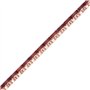 Woodstar (FLAMINGO Bracelet en Bois et Acier pour Femme, Bijoux pour Femmes, Bracelet Réglable Or Rose B20-012