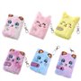 UNFAIRZQ Carnet de poche en peluche de dessin animé