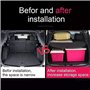 KLFDT Voiture Étagère Arrière Rétractable De Coffre Filets pour Audi Q7 2010 2011 2012 2013 2014 2015,Pratique résistant Usure C