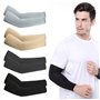 Manche à Bras UV Protection Solaire Solide Refroidissement Men de Refroidissement Couvercle du Bras d'été pour Le Cyclisme de ra