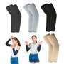 Manche à Bras UV Protection Solaire Solide Refroidissement Men de Refroidissement Couvercle du Bras d'été pour Le Cyclisme de ra